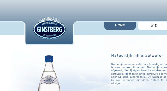 Website Ginstberg bronwater
