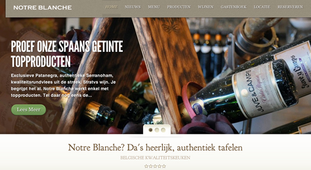Website Notre Blanche