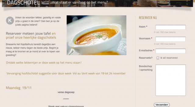 Website het Kapittelhuis